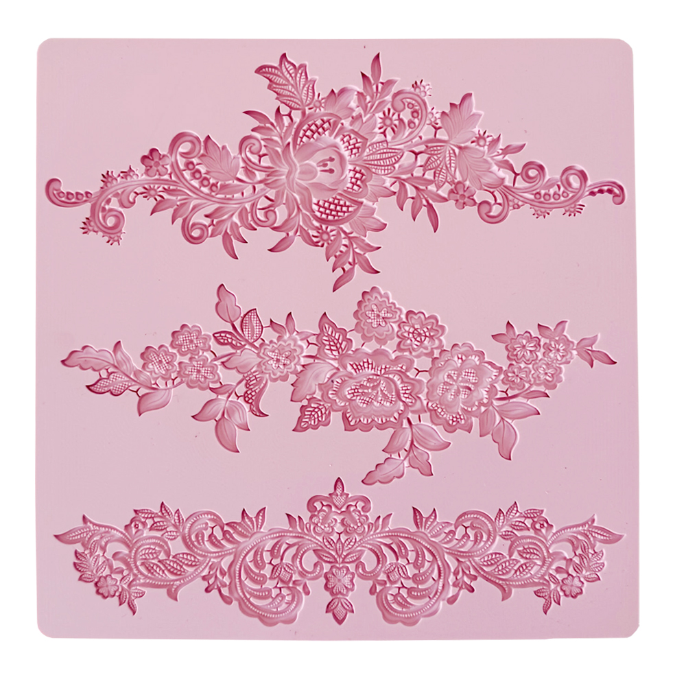 Angela Morrison Lace Appliques Silicone Mold