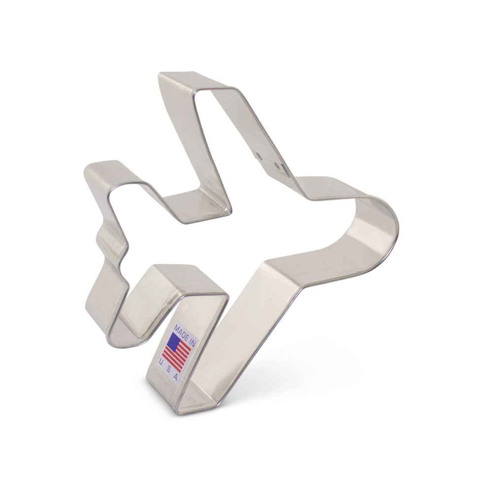 Ann Clark Airplane Cookie Cutter, 4 1/8"