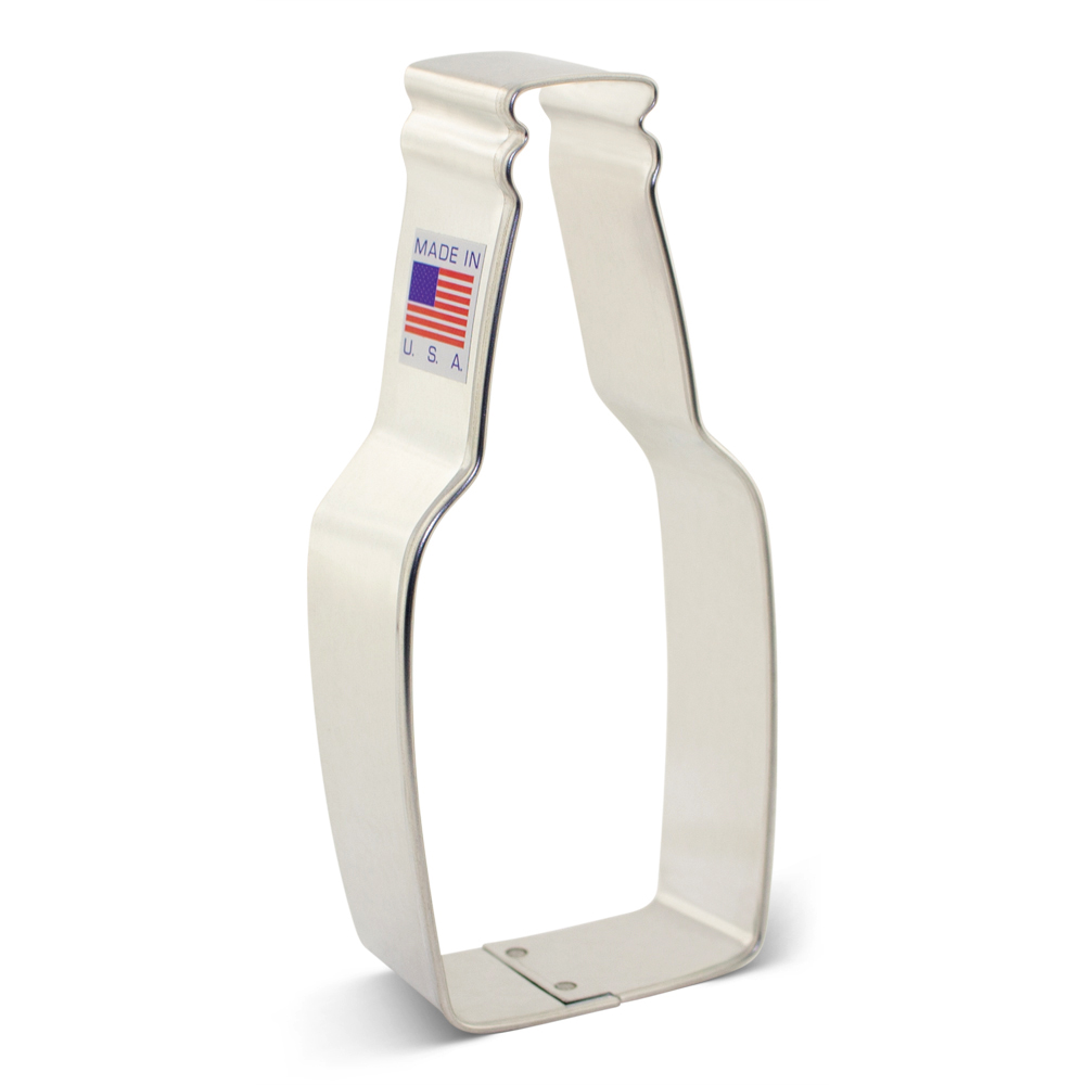 Ann Clark Beer Bottle Cookie Cutter, 4-1/2