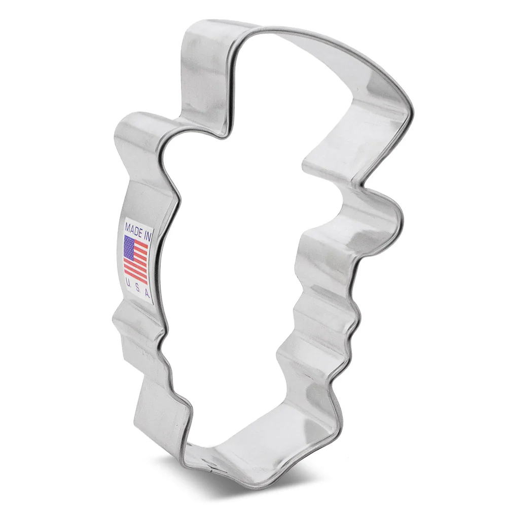 Ann Clark Day of the Dead Skull with Top Hat Cookie Cutter, 2.46" x 3.82"