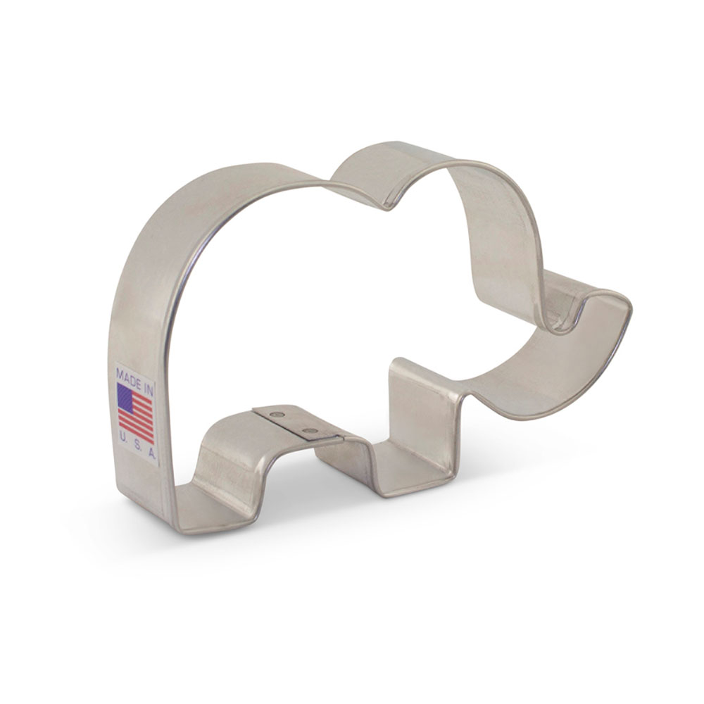 Ann Clark Elephant Cookie Cutter, 2 1/2" x 4 1/8"