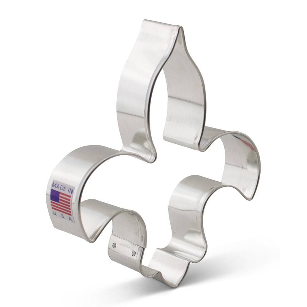 Ann Clark Fleur De Lis Cookie Cutter, 4-3/4