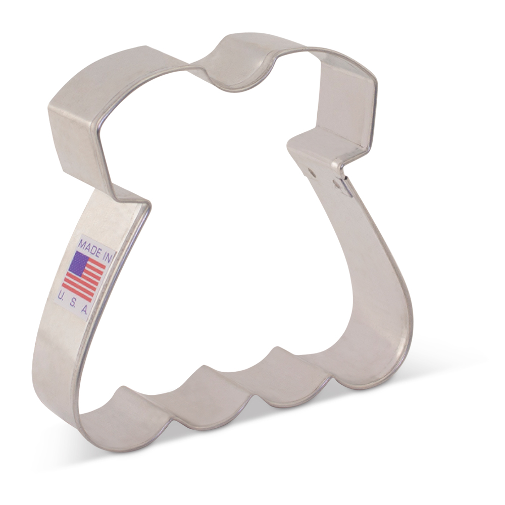 Ann Clark Little Girl Dress Cookie Cutter, 3-1/2"