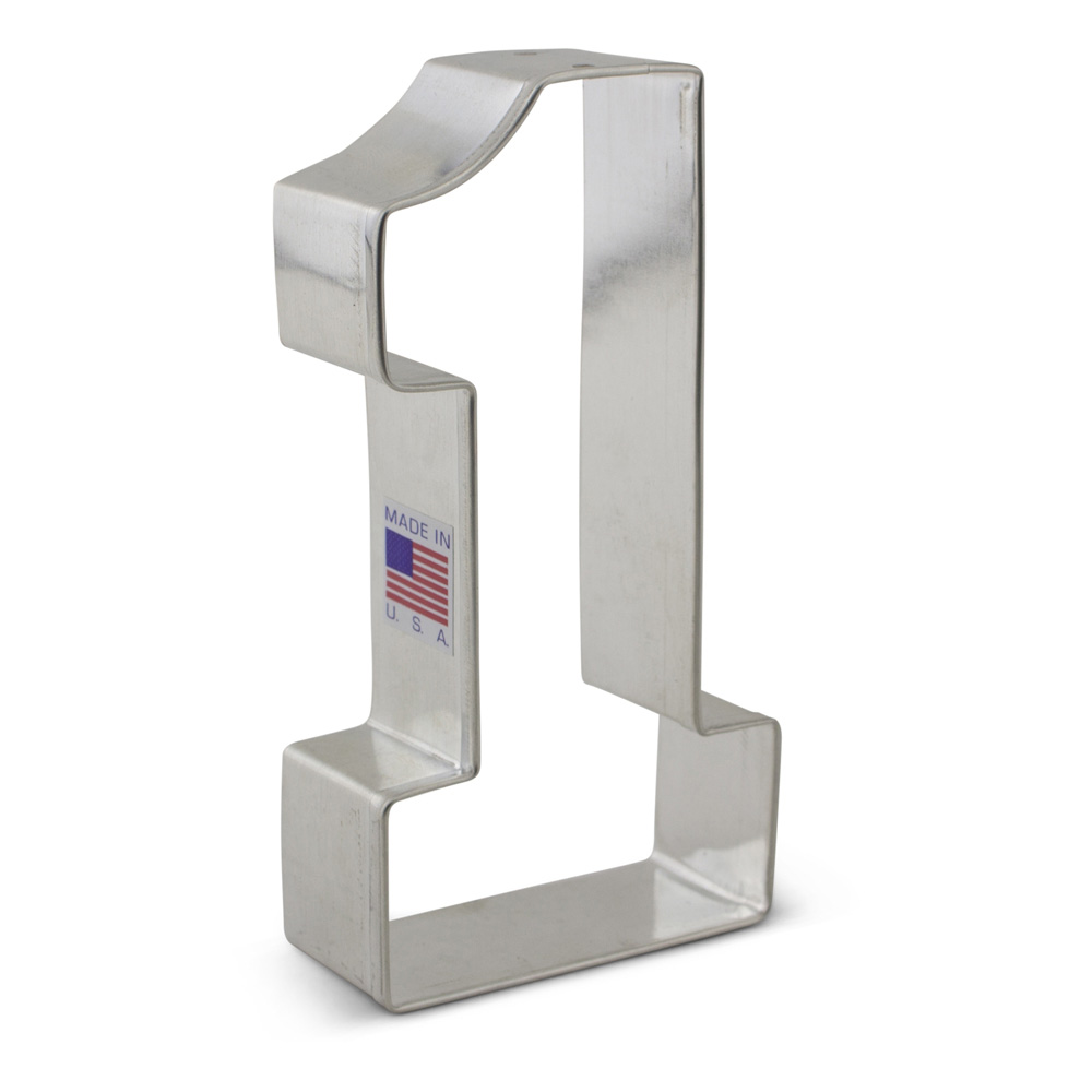 Ann Clark Number One Cookie Cutter, 4 3/8" x 2 1/4"