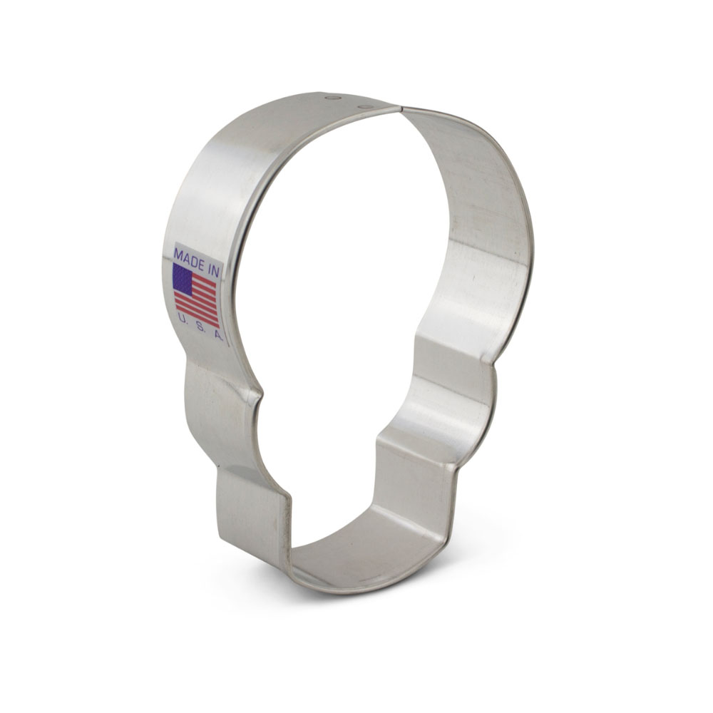 Ann Clark Skull Cookie Cutter, 3 5/8