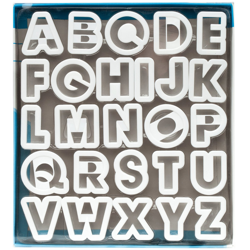 Ateco Alphabet Cutter Set, 1.5"