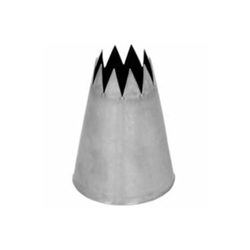 Ateco Pastry Tip Star Opening Stainless Steel Seamless Design - # 1, Opening Diameter: 3/16