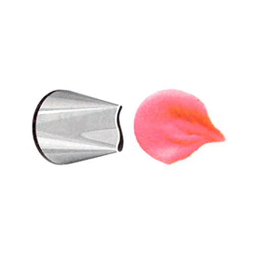 Ateco Pastry Tube Stainless Steel Rose Design - # 117