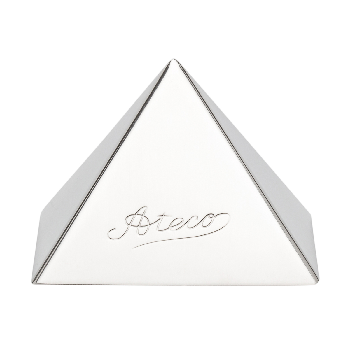 Ateco Pyramid Dessert Mold Stainless Steel, 2.25" Base x 1.50" high