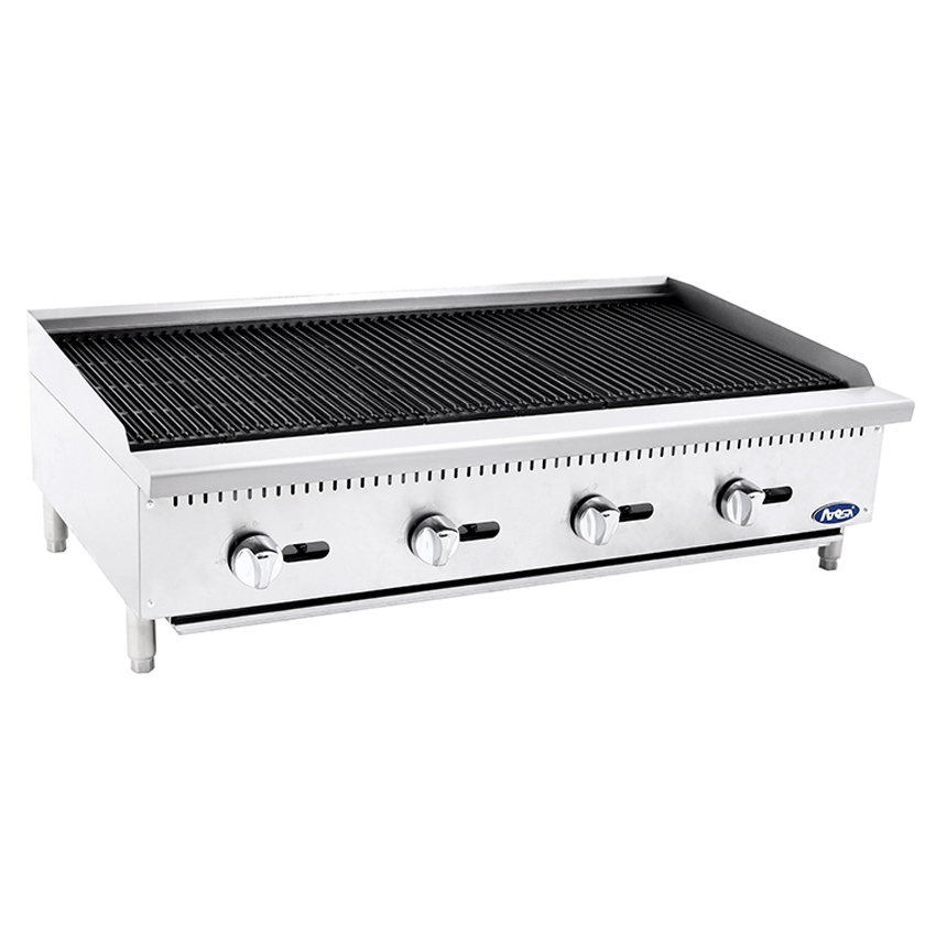 Atosa ATCB-48 Countertop Charbroiler 48" Wide - LP Gas