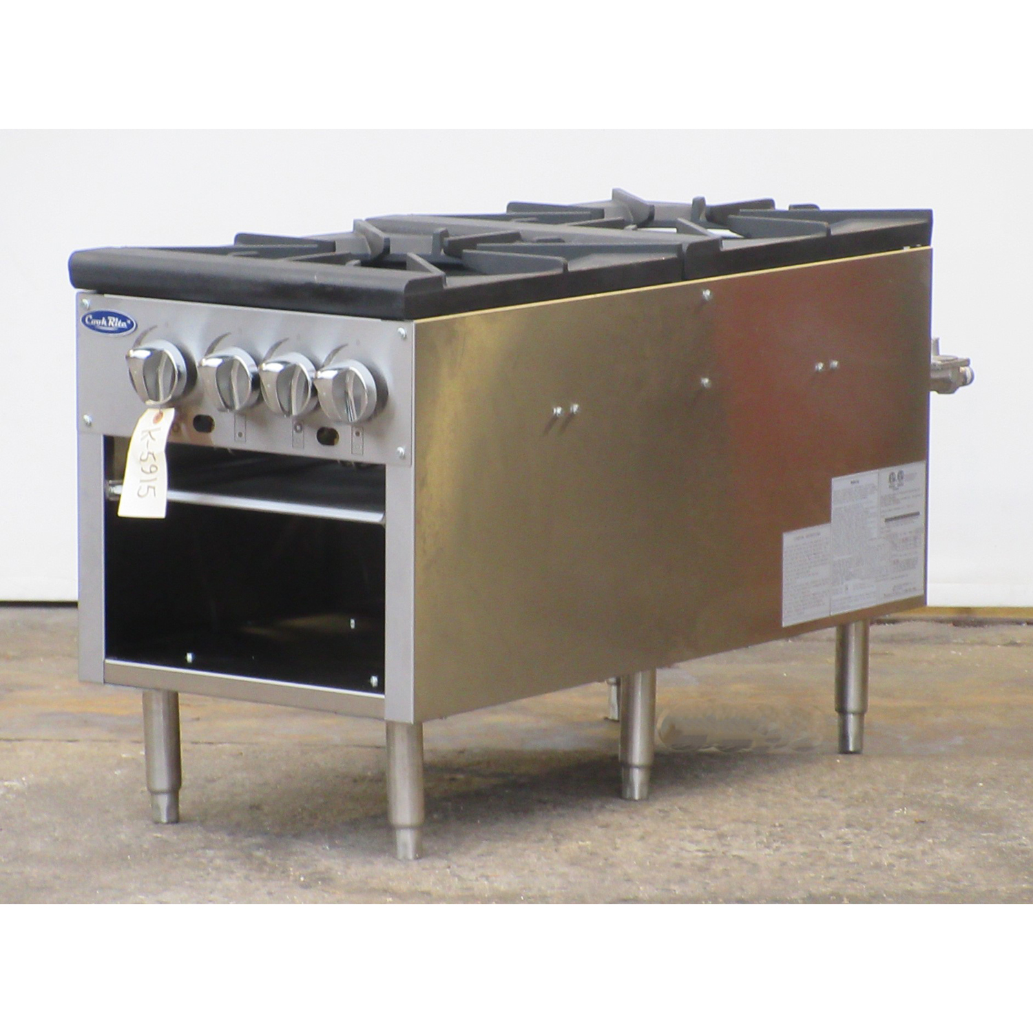 Atosa ATSP-18-2 2-Burner Gas Stock Pot Range, Used Excellent Condition