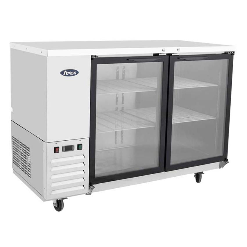 Atosa Back Bar Cooler SBB48GGRAUS1, 48"W, 11.5 cu. ft.