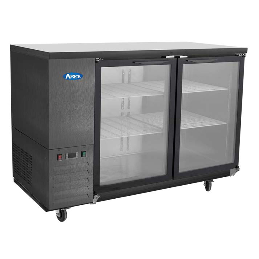 Atosa Back Bar Cooler SBB48GGRAUS2, 48"W, 11.5 cu. ft.