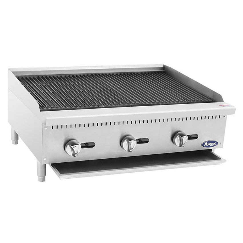 Atosa ATCB-36 Countertop Charbroiler, 36" Wide - LP Gas