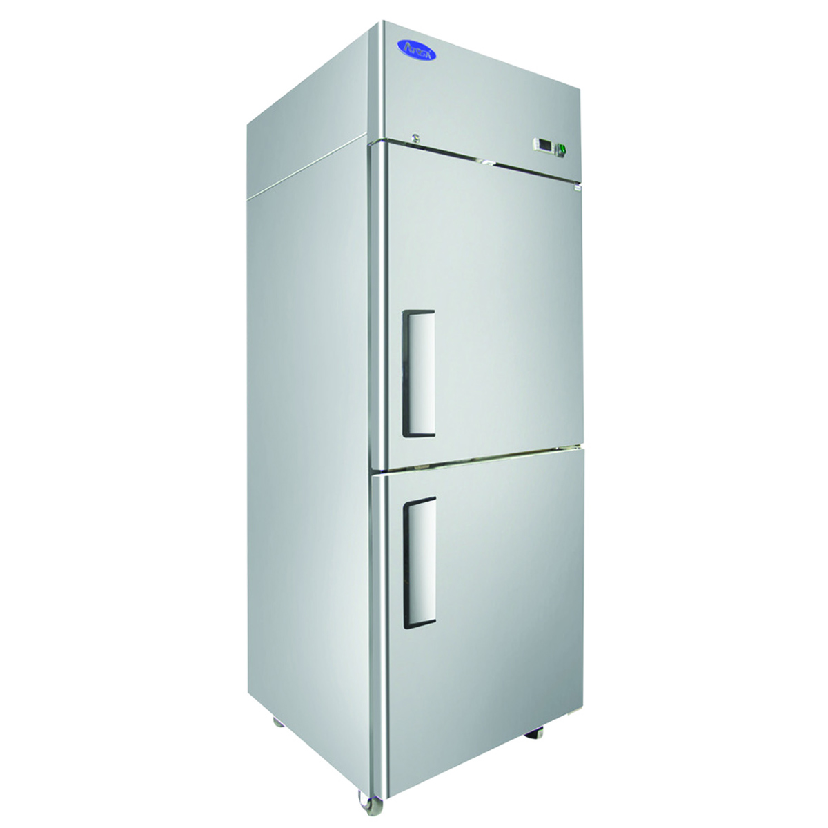 Atosa MBF8007GR Top Mount Self Contained Freezer 28-3/4"W x 31-1/2"D x 81-1/4"H w/2 Locking Solid Half Doors - Right Hinged
