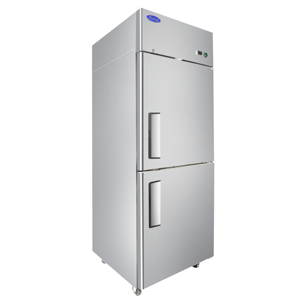 Atosa MBF8010GR Refrigerator 28-3/4"W, 21.4 Cu. Ft. w/2 Locking Half Doors - Right Hinged