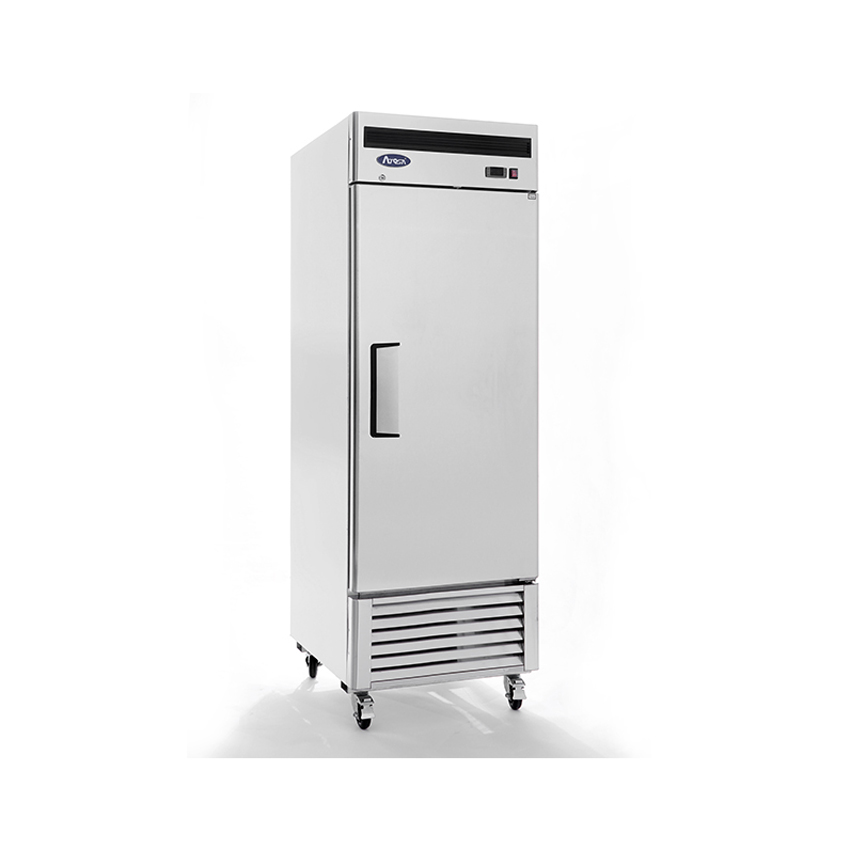 Atosa MBF8505GR Reach-In Bottom Mount Refrigerator 27"W x 31-1/2"D x 83-1/8"H with Locking Solid Door