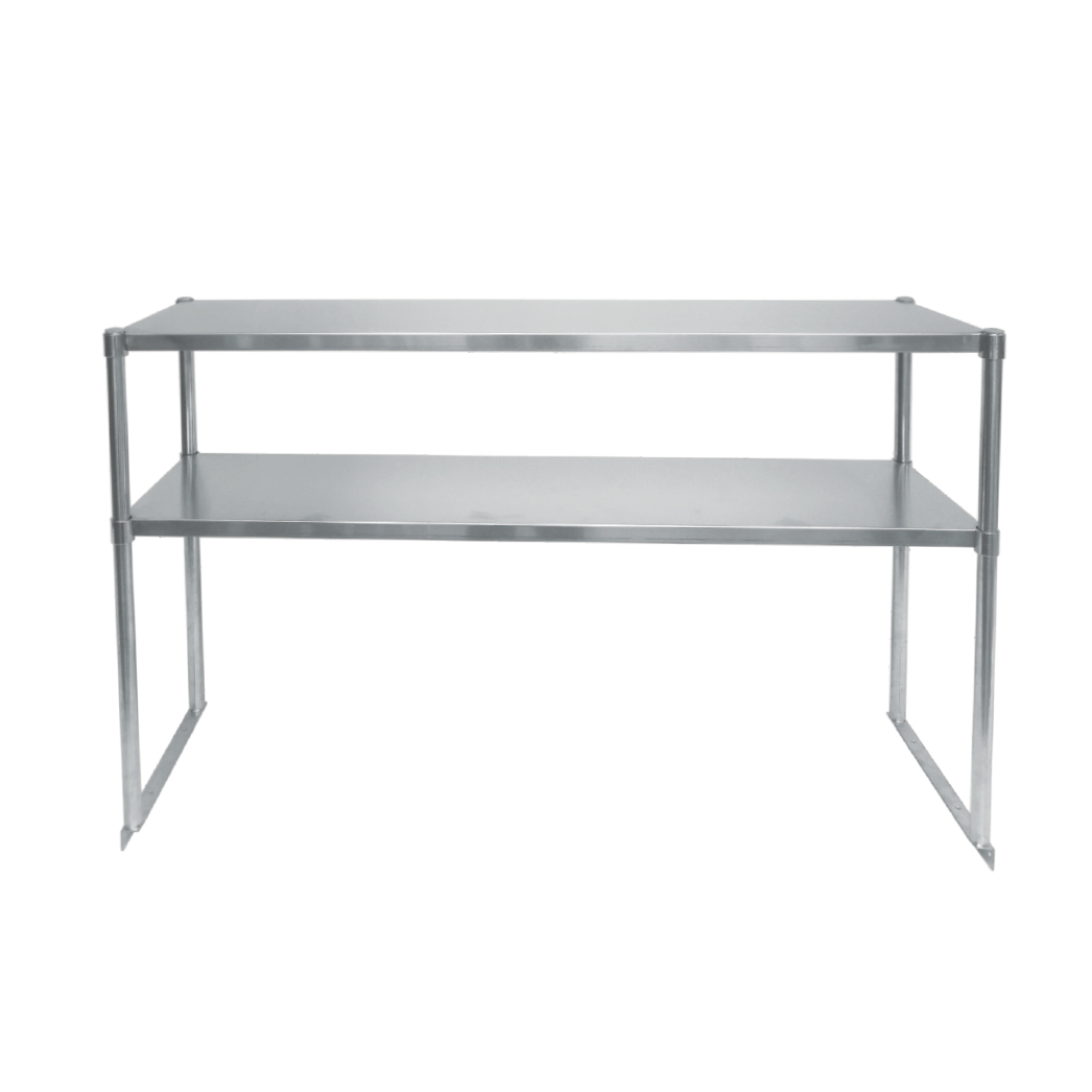 Atosa MROS-5RE Table-Mounted Overshelf 60-1/4"W x 12-8/10"D x 33"H