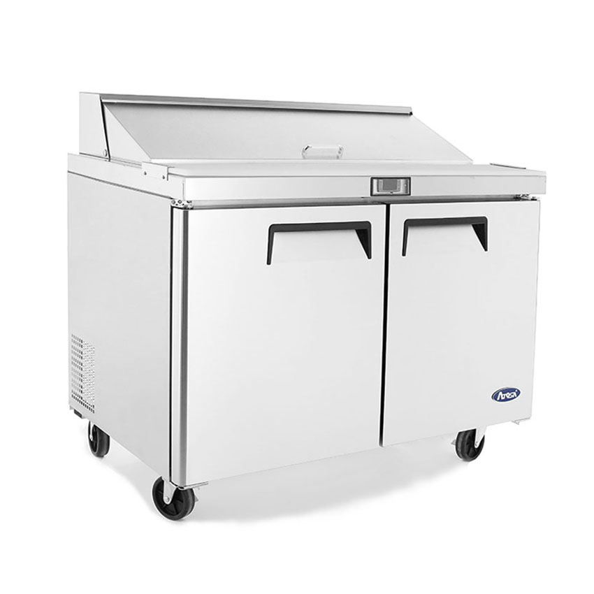 Atosa MSF8302GR Two Door Sandwich Prep Table 48-1/4"W, 13.38 Cu. Ft.