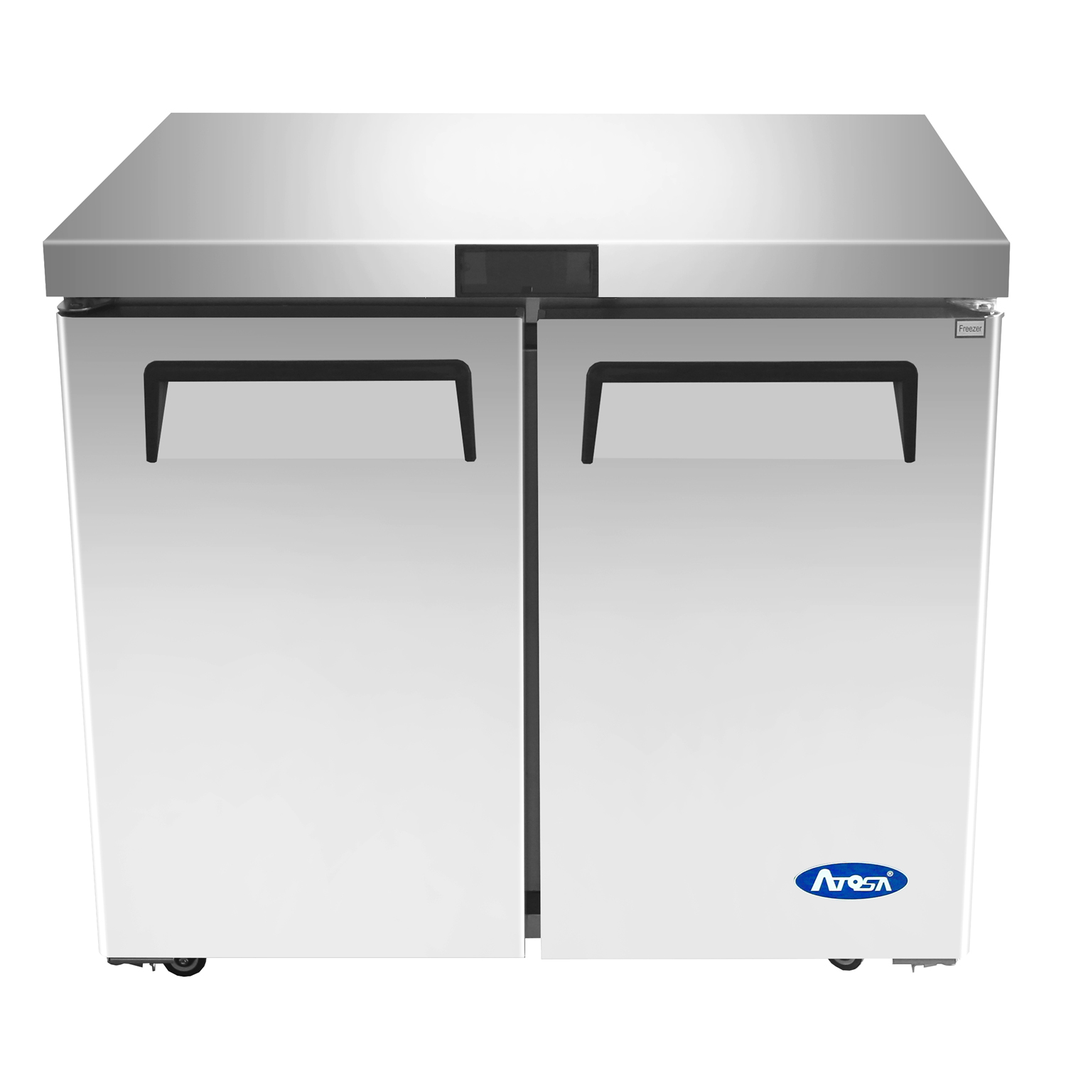 Atosa Two Section Undercounter Reach-In Refrigerator MGF36RGR, 36-5/16"W, 8.7 cu. ft.