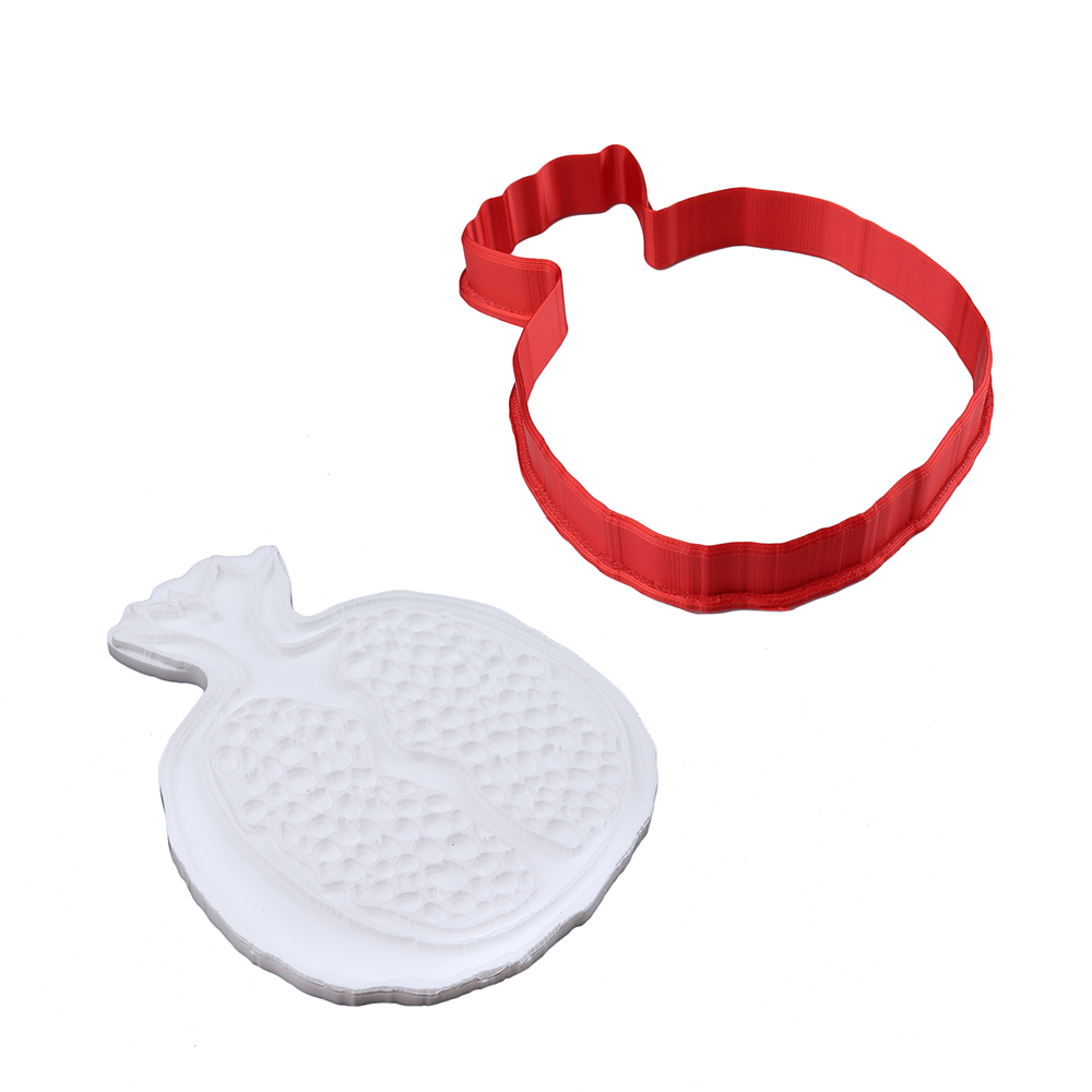 Au Bon Cake Pomegranate Cutter & Embosser
