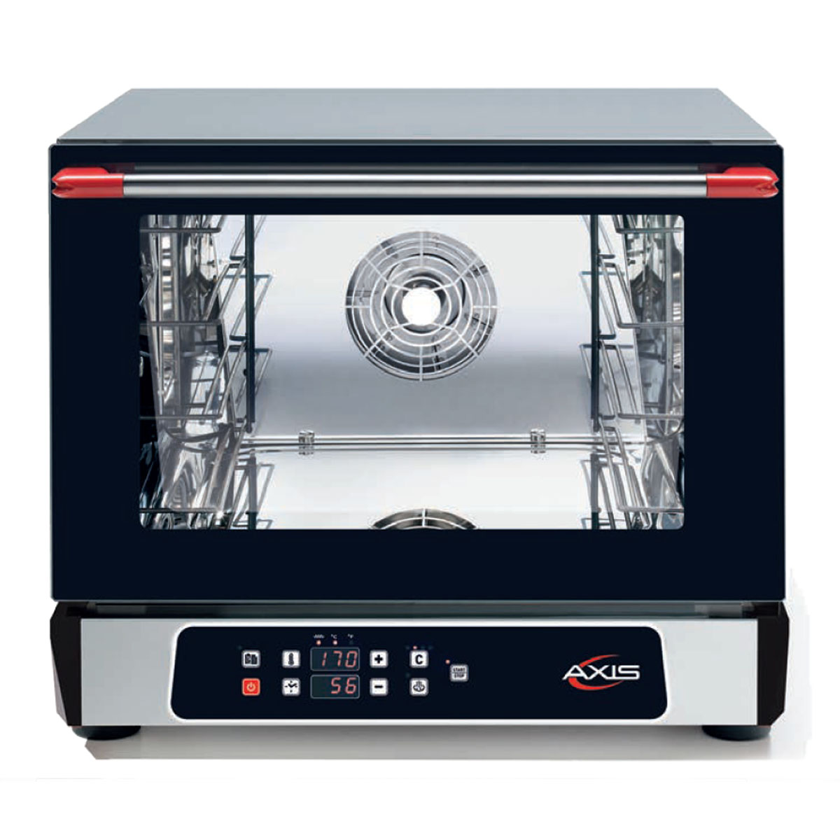 Axis AX-513RHD Half-Size Countertop Electric Convection Oven With Humidity, Digital Control - Reversing Fan - 3 Shelves