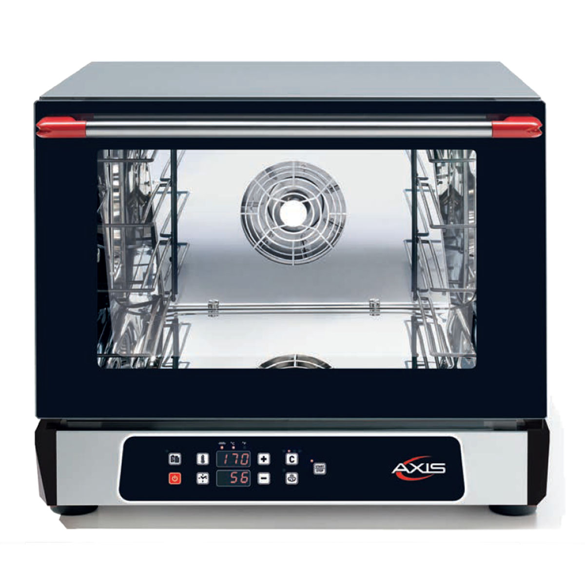 Axis AX-513RHD Half-Size Electric Convection Oven With Humidity, Digital Control - Reversing Fan - 3 Shelves