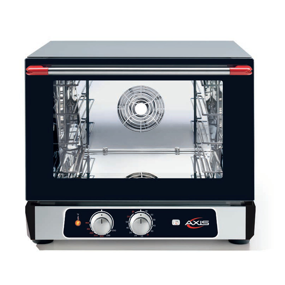Axis AX-514RH Half-Size Electric Convection Oven with Humidity, Manual Control - Reversing Fan - 4 Shelves