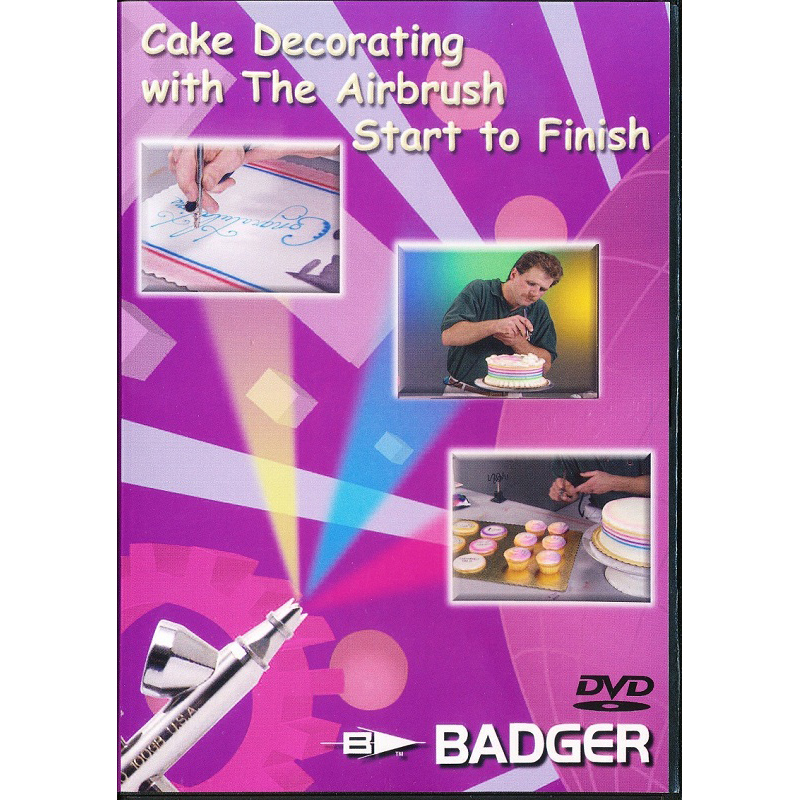 Badger Air-Brush Co. "Cake Decorating with an Airbrush" DVD