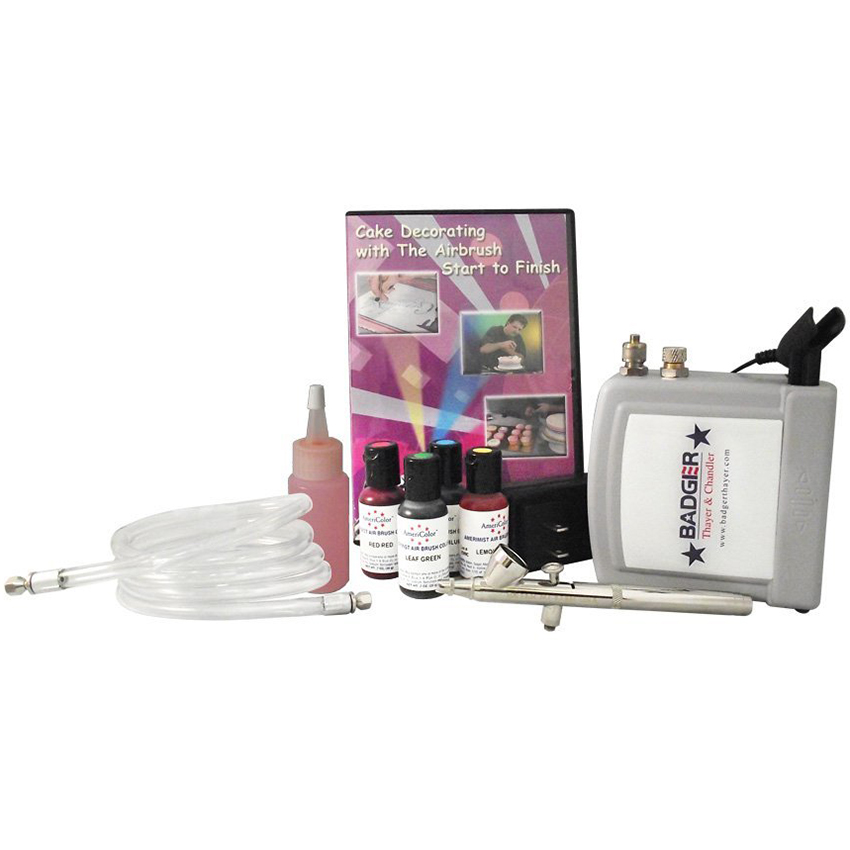 Badger Air-Brush Co. King of Cakes Deluxe Bakery Airbrush Set KOC-100S