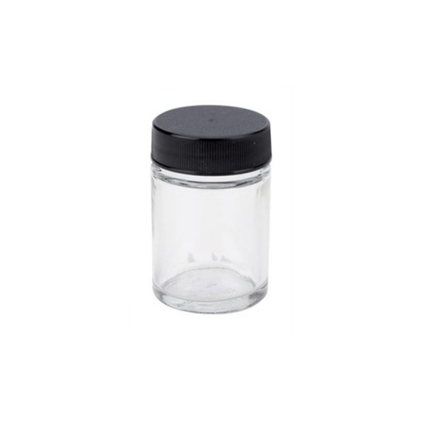 Badger Air Brush Co. (50-0052) 3/4 Oz. Glass Jar & Cover