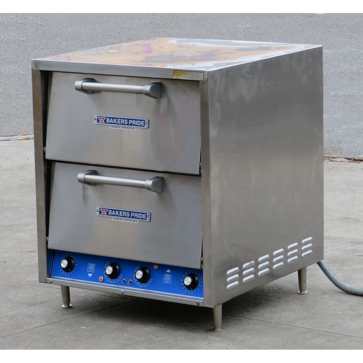 Bakers Pride P44S Table Top Electric Pizza / Pretzel Two Compartment