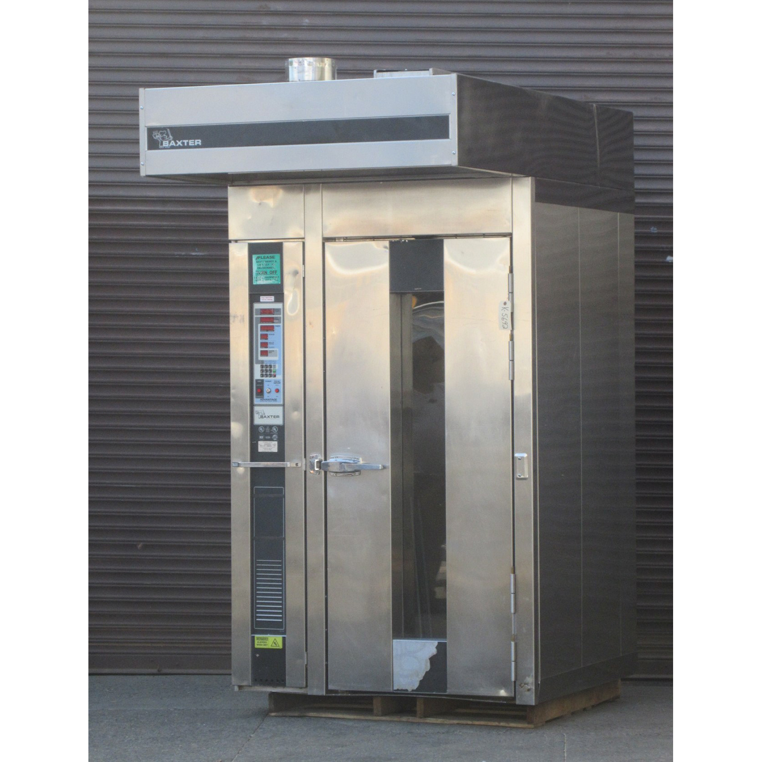 Baxter OV210G-M1B Single Rack Gas Oven, Used Excellent Condition
