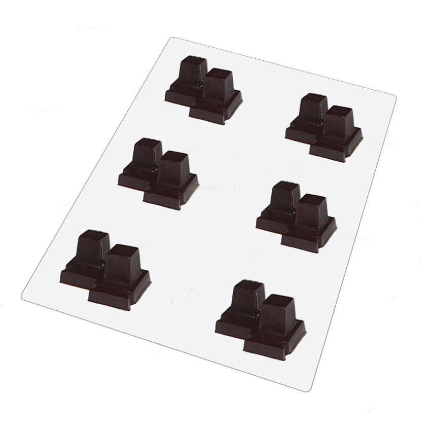 Bendable Plastic Chocolate Mold, Tefillin Shel Rosh & Yad Parallel