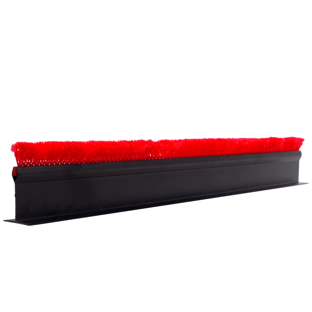 Black Display Divider with Red Parsley Top, 30" Long x 3-1/2" High