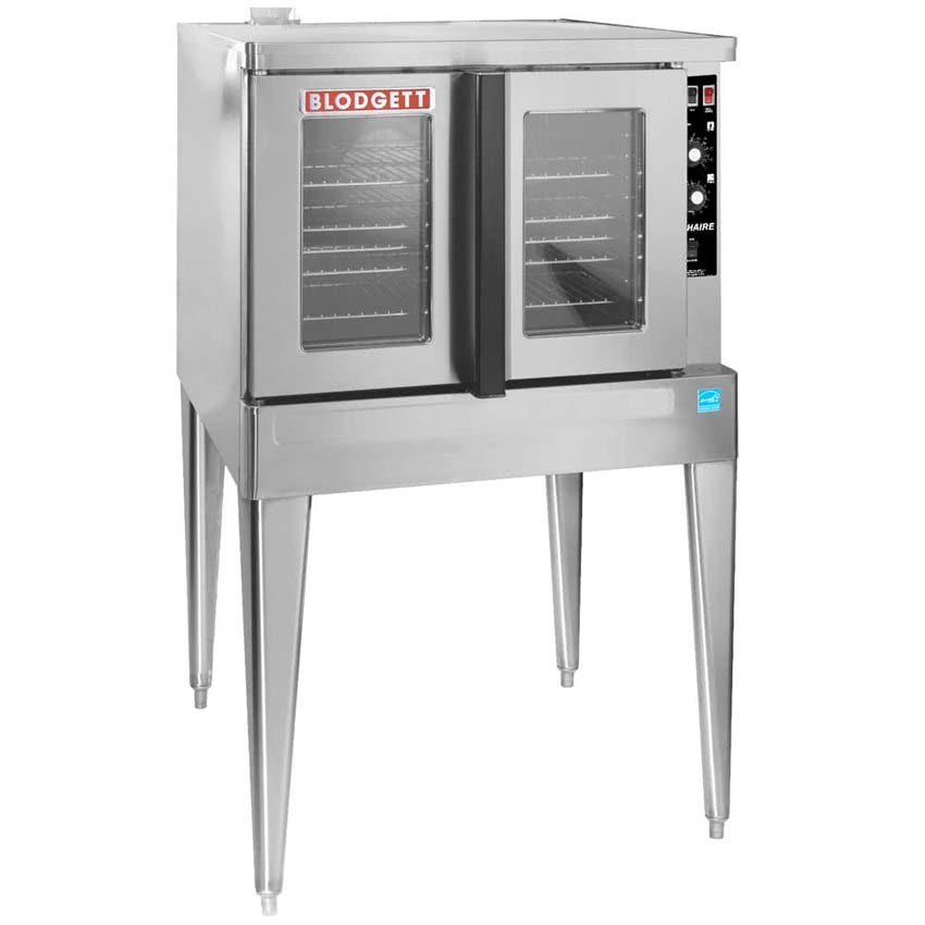 Blodgett ZEPHAIRE-100-G-ES Natural Gas Single Deck Full Size Convection Oven with Draft Diverter - 45,000 BTU