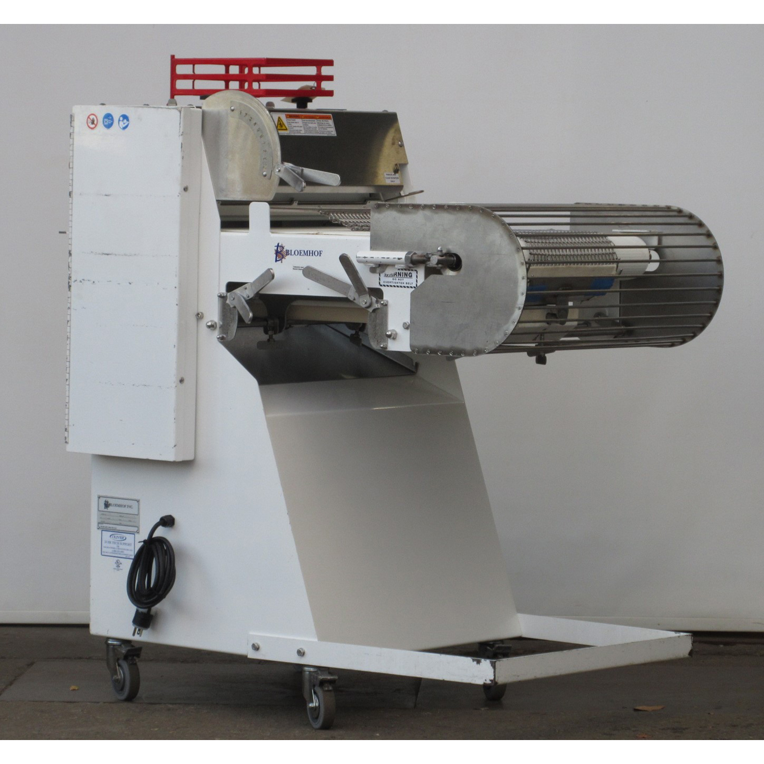 Bloemhof 860L Bread Moulder, Includes 2 Pressure Plates, Used Excellent Condition