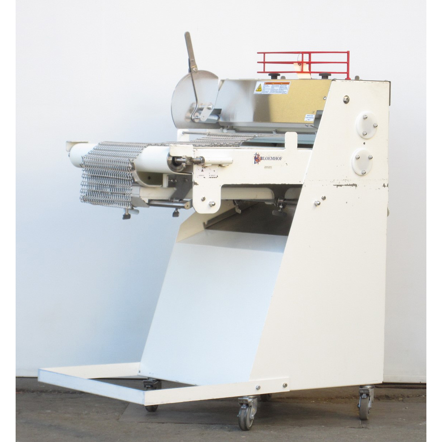 Bloemhof 860L Dough Sheeter & Moulder, Includes 2 Pressure Plates, Used Excellent Condition