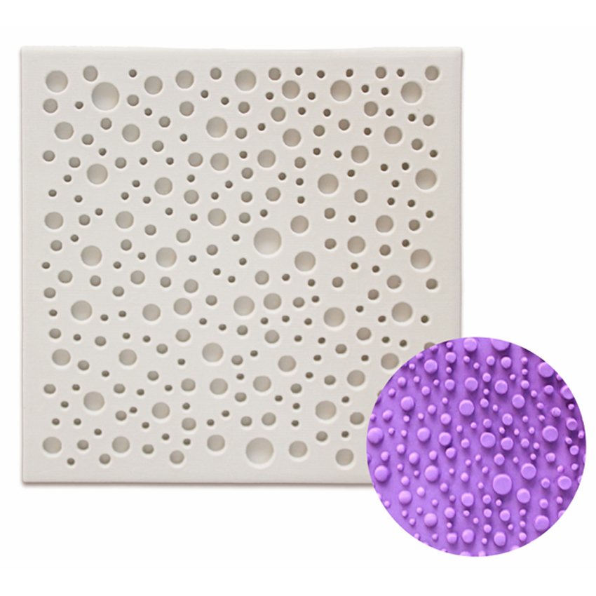 O'Creme Silicone Fondant Mold, Bubbles