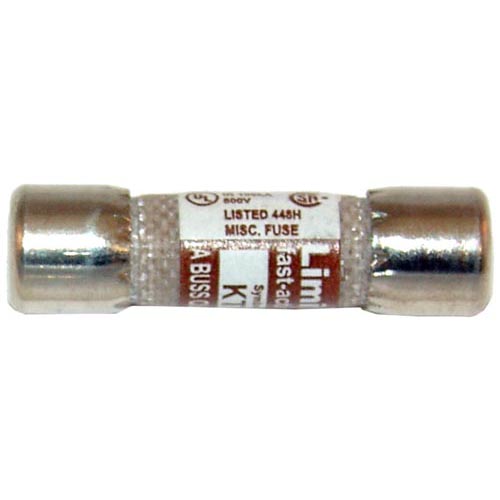 Bussmann OEM # KTK-2, 13/32" x 1 1/2" 2A Fast Acting KTK-2 Glass Fuse - 600V