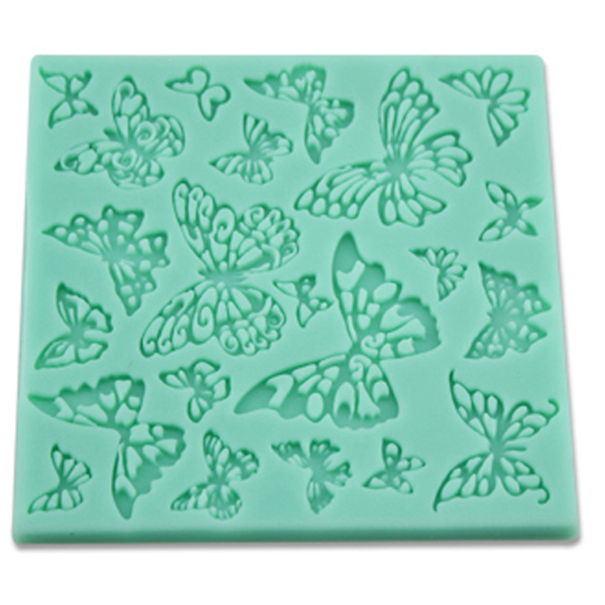 O'Creme Silicone Fondant Mold, Butterflies