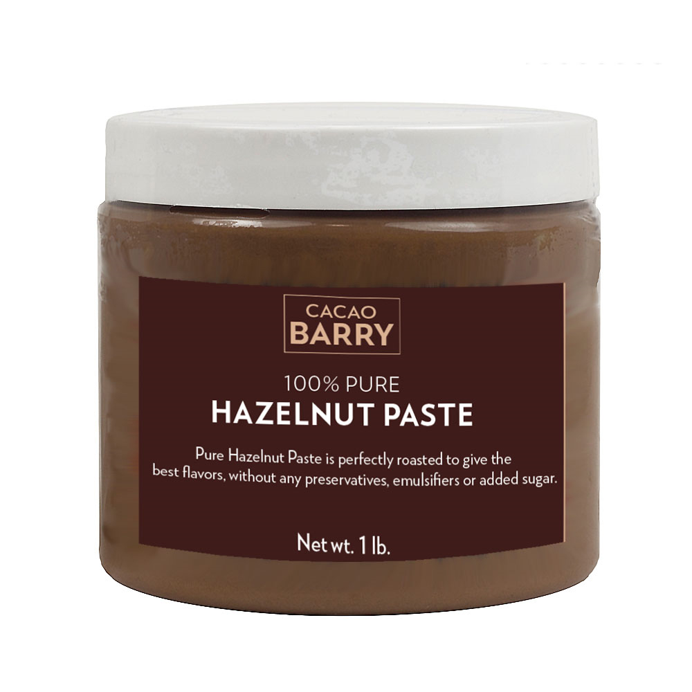 Cacao Barry 100% Roasted Hazelnut Paste, 1 lb