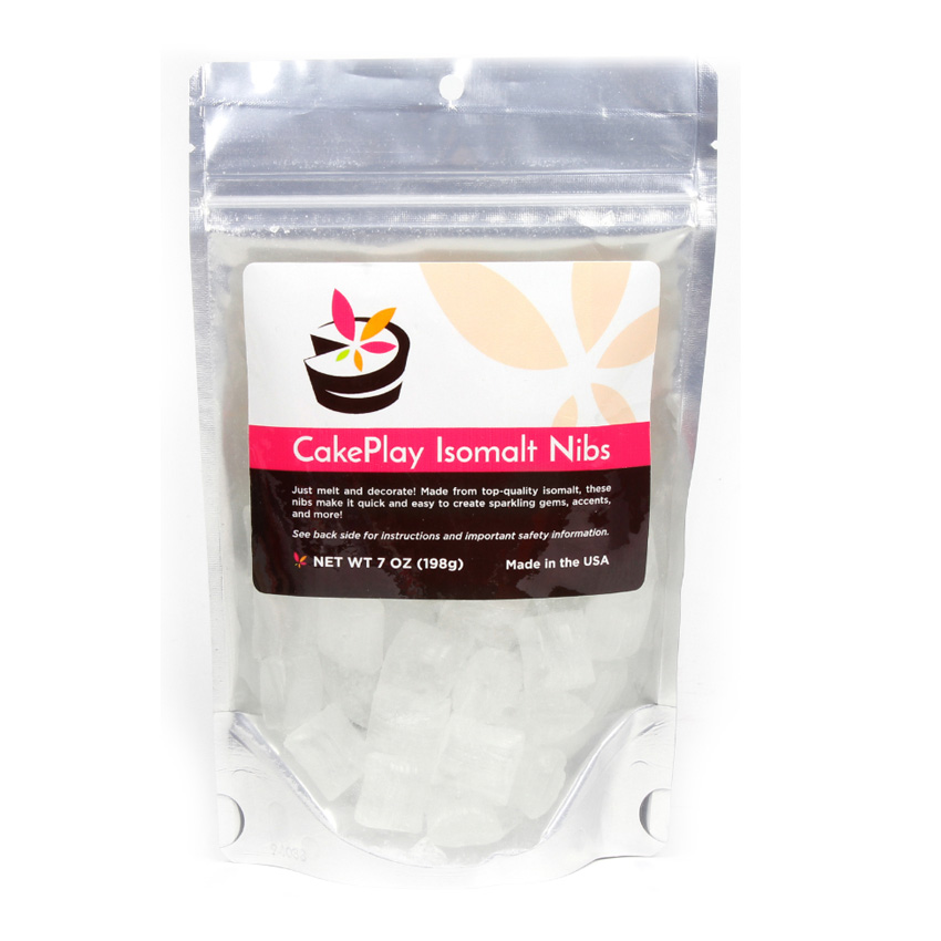 CakePlay Clear Isomalt Nibs, 7 Oz 