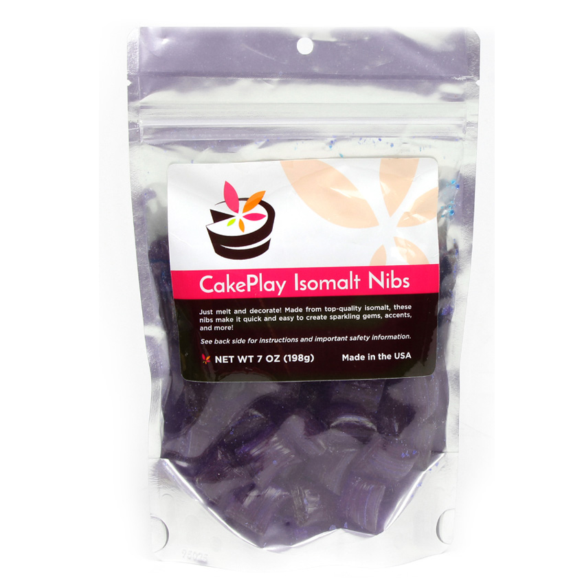 CakePlay Purple Isomalt Nibs, 7 Oz 