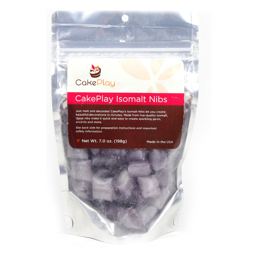 CakePlay Silver Isomalt Nibs, 7 Oz 