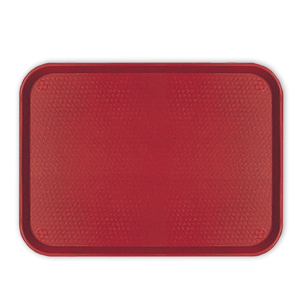 Cambro 1216FF Fast Food Tray 11-7/8" x 16-1/8" - Cranberry