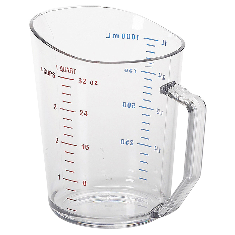 Cambro Graduated Clear Measuring Cup, 1 Quart