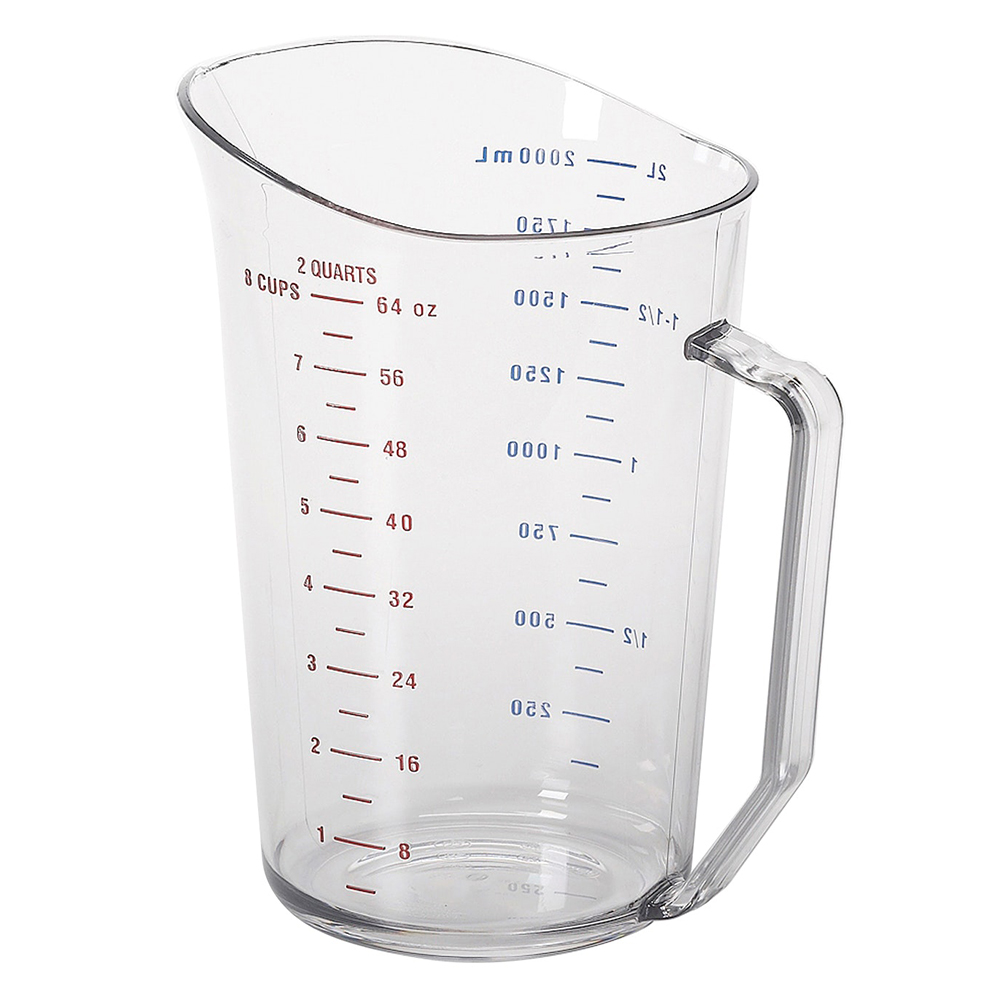 Cambro Graduated Clear Measuring Cup,  2 Quart