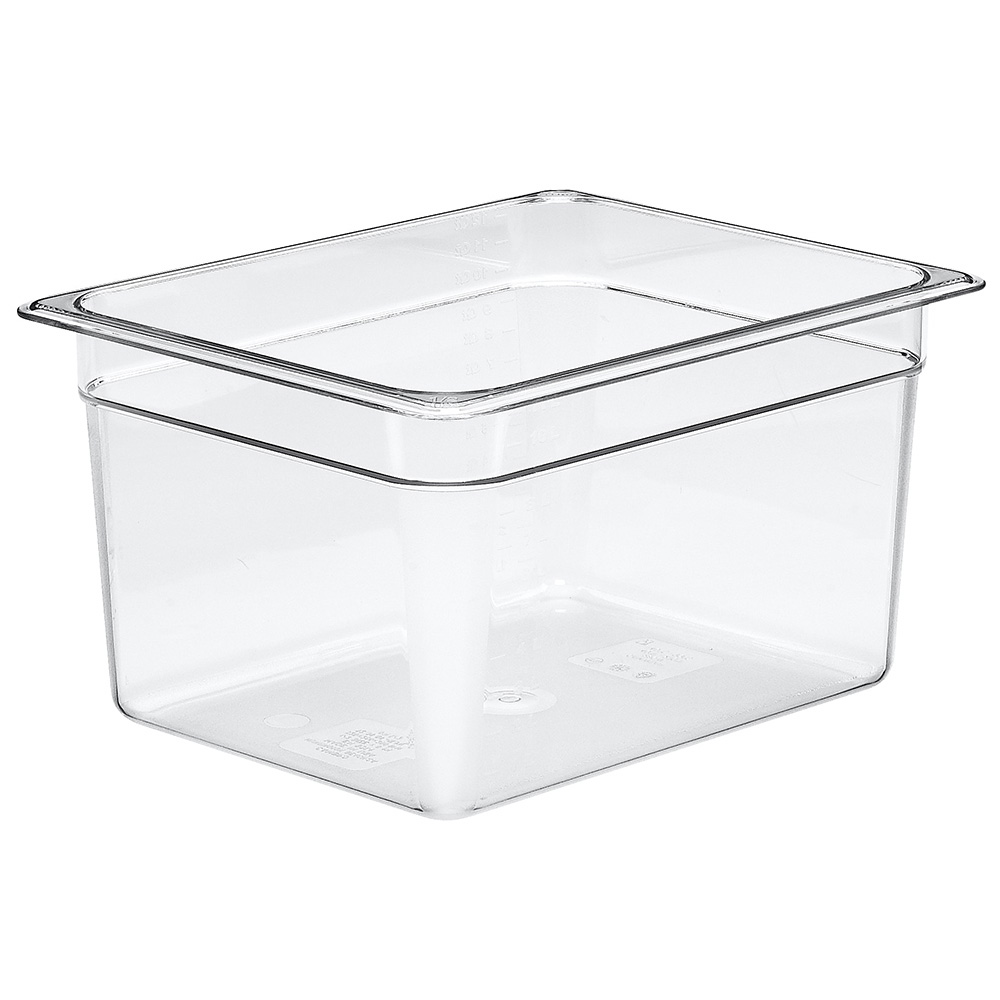 Cambro Polycarbonate Food Pan, Half Size, 6" Deep