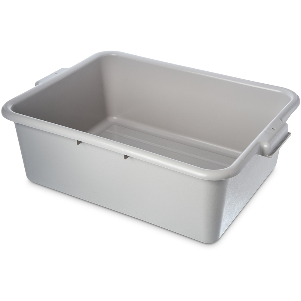 Carlisle 44011 Cheese/Bus Box - 20" x 15" x 7" Deep - NSF approved - Grey